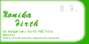 monika hirth business card